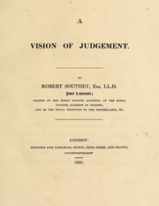 Front cover of A vision of judgement by Robert Southey