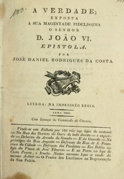 Cover of A verdade by José Daniel Rodrigues da Costa