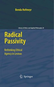 Front cover of Radical passivity by Benda Hofmeyr