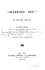 Cover of Married off by Henry Bergh