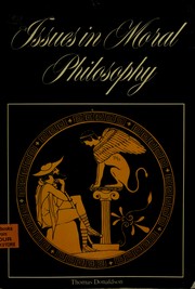 Cover of Issues in moral philosophy by Donaldson, Thomas