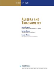 Front cover of Algebra and trigonometry by James Stewart