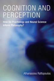 Cover of Cognition and perception by Athanassios Raftopoulos