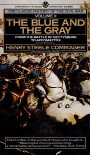 Front cover of The Blue and the Gray by Henry Steele Commager