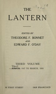 Cover of The lantern by Theodore Bonnet
