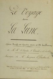 Front cover of La voyage dans la lune by Jacques Offenbach