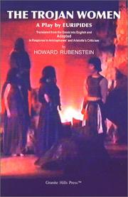 Front cover of The Trojan women by Howard S. Rubenstein