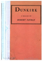 Cover of Dunkirk by Robert Nathan