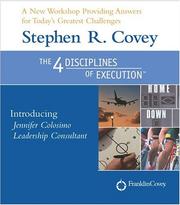 Front cover of The Four Disciplines of Execution by Stephen R. Covey