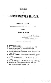 Front cover of Histoire de l'ancienne infanterie française by Louis Susane
