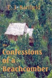 Front cover of The confessions of a beachcomber by E. J. Banfield