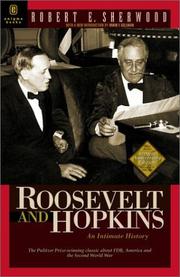 Cover of Roosevelt and Hopkins by Robert E. Sherwood
