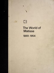 Front cover of The world of Matisse, 1869-1954 by John Russell