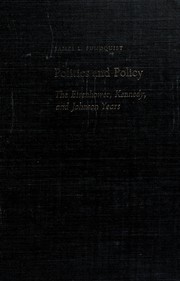 Front cover of Politics and policy by James L. Sundquist