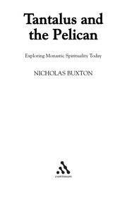 Front cover of Tantalus and the pelican by Nicholas Buxton