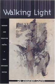 Cover of Walking light by Stephen Dunn