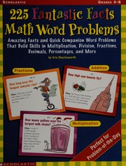 Front cover of 225 Fantastic Facts Math Word Problems by Eric Charlesworth