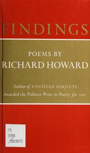 Cover of Findings by Howard, Richard