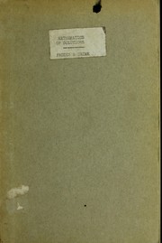 Cover of The mathematics of solutions and dosage including simple arithmetic by Margene O. Faddis