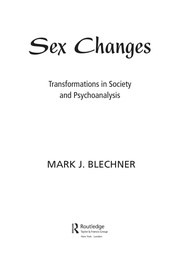 Cover of Sex changes by Mark J. Blechner