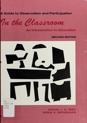 Front cover of A guide to observation and participation in the classroom by Arthea J. S Reed