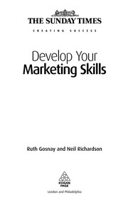 Cover of Develop your marketing skills by Ruth Gosnay