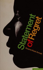 Front cover of Sta tement of regret by Kwame Kwei-Armah