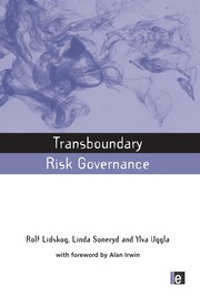 Front cover of Transboundary risk governance by Rolf Lidskog