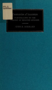 Front cover of Ceremonies of innocence by John D. Bernard