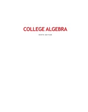 Front cover of College algebra by Michael Joseph Sullivan Jr.