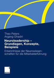 Front cover of Neuroleadership - Grundlagen, Konzepte, Beispiele by Theo Peters