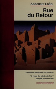 Front cover of Rue du Retour by Abdellatif Laâbi