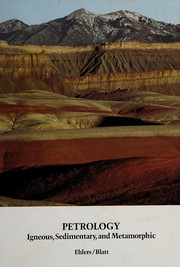Cover of Petrology by Ernest G. Ehlers