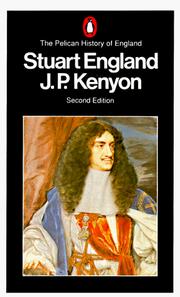 Cover of Stuart England by John P. Kenyon