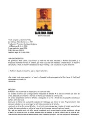Cover of La u ltima tribu by Eliette Abe cassis