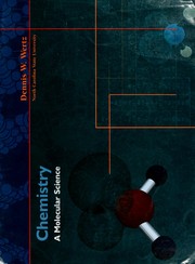 Front cover of CHEMISTRY A MOLECULAR SCIENCE by Dennis Wertz