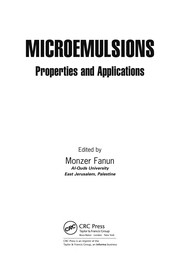 Cover of Microemulsions by Monzer Fanun