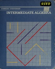 Cover of Intermediate algebra by L. Murphy Johnson