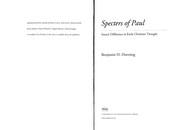 Front cover of Specters of Paul by Benjamin H. Dunning