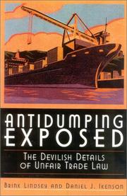 Cover of Antidumping exposed by Brink Lindsey
