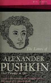 Front cover of The letters of Alexander Pushkin by Александр Сергеевич Пушкин