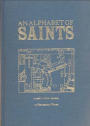 Front cover of An Alphabet of Saints by Robert Hugh Benson