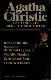 Front cover of Five Complete Hercule Poirot Novels (A.B.C. Murders / Cards on the Table / Death on the Nile / Murder on the Orient Express / Thirteen at Dinner) by Agatha Christie