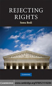 Cover of Rejecting rights by Sonu Bedi