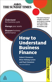 Front cover of How to understand business finance by Robert Cinnamon