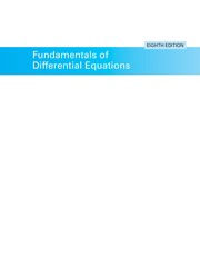 Cover of Fundamentals of differential equations by R. Kent Nagle