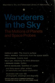 Cover of Wanderers in the sky by Thornton Page
