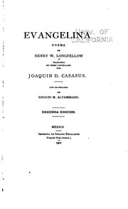Front cover of Évangelina by Henry Wadsworth Longfellow