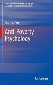 Front cover of Anti-Poverty Psychology by Stuart C. Carr