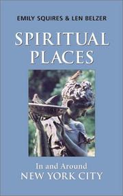 Front cover of Spiritual places in and around New York City by Emily Squires